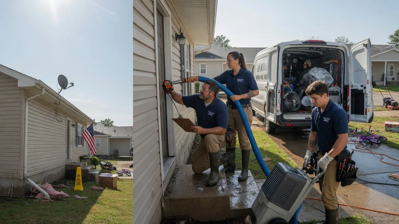 Ceiling Water Damage Restoration in Jennings, KS near me